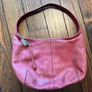 Classic Coach Y2K Ergo Wine/Oxblood Leather Handbag